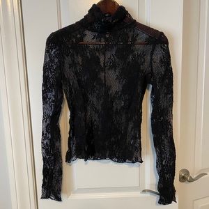 Free People lace long sleeve! Never Worn. size S